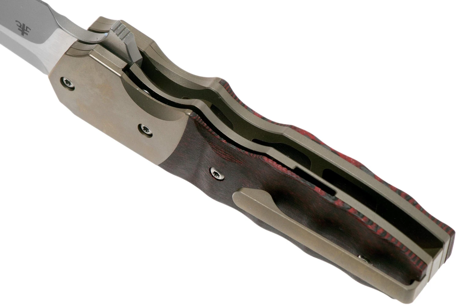 Bestech Freefall BT2007D Stonewashed Bronze, Red Couteau De Poche, Jason Clark Design 5 Bestech Freefall BT2007D Stonewashed Bronze, Red Couteau De Poche, Jason Clark Design – Image 5