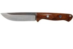 Couteaux de poche Magasin 25 Bark River Bravo 1.2 CPM 3V Rampless, Desert Ironwood, Brown Sheath