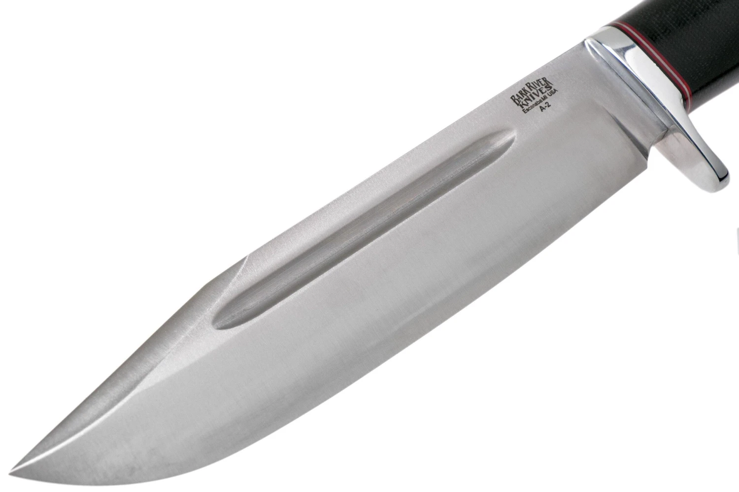 Bark River Teddy 2 A2 Black Canvas Micarta, Single Quillion Couteau Outdoor 3 Bark River Teddy 2 A2 Black Canvas Micarta, Single Quillion Couteau Outdoor – Image 3