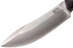 Bark River Mini Kalahari A2, Black Canvas Micarta, Brown Sheath -Couteaux de poche Magasin BRK12 012BRKC 03 bark river brk12 012brkc 03