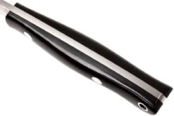 Bark River Mini Kalahari A2, Black Canvas Micarta, Brown Sheath -Couteaux de poche Magasin BRK12 012BRKC 05 bark river brk12 012brkc 05