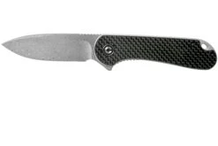 Civivi Elementum C907DS Damascus, Carbonfiber & Black G10 Couteau De Poche