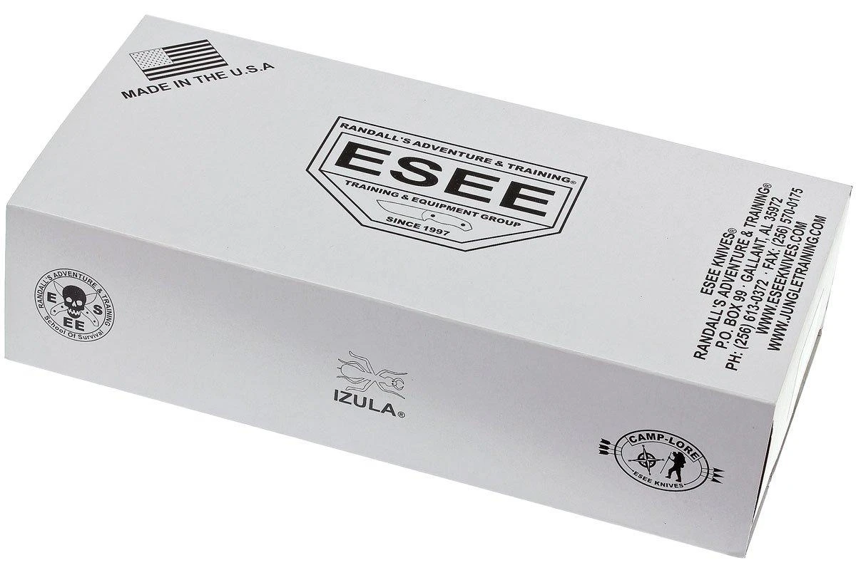 ESEE Izula Black IZULA-B Couteau De Cou Avec étui Noir + Clip Ceinture 7 ESEE Izula Black IZULA-B Couteau De Cou Avec étui Noir + Clip Ceinture – Image 7
