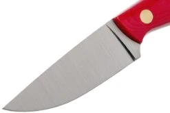 Brisa Necker 70 Alice, Red Micarta, Leather Sheath 9819 -Couteaux de poche Magasin ENZ 9819 03 enzo enz 9819 03