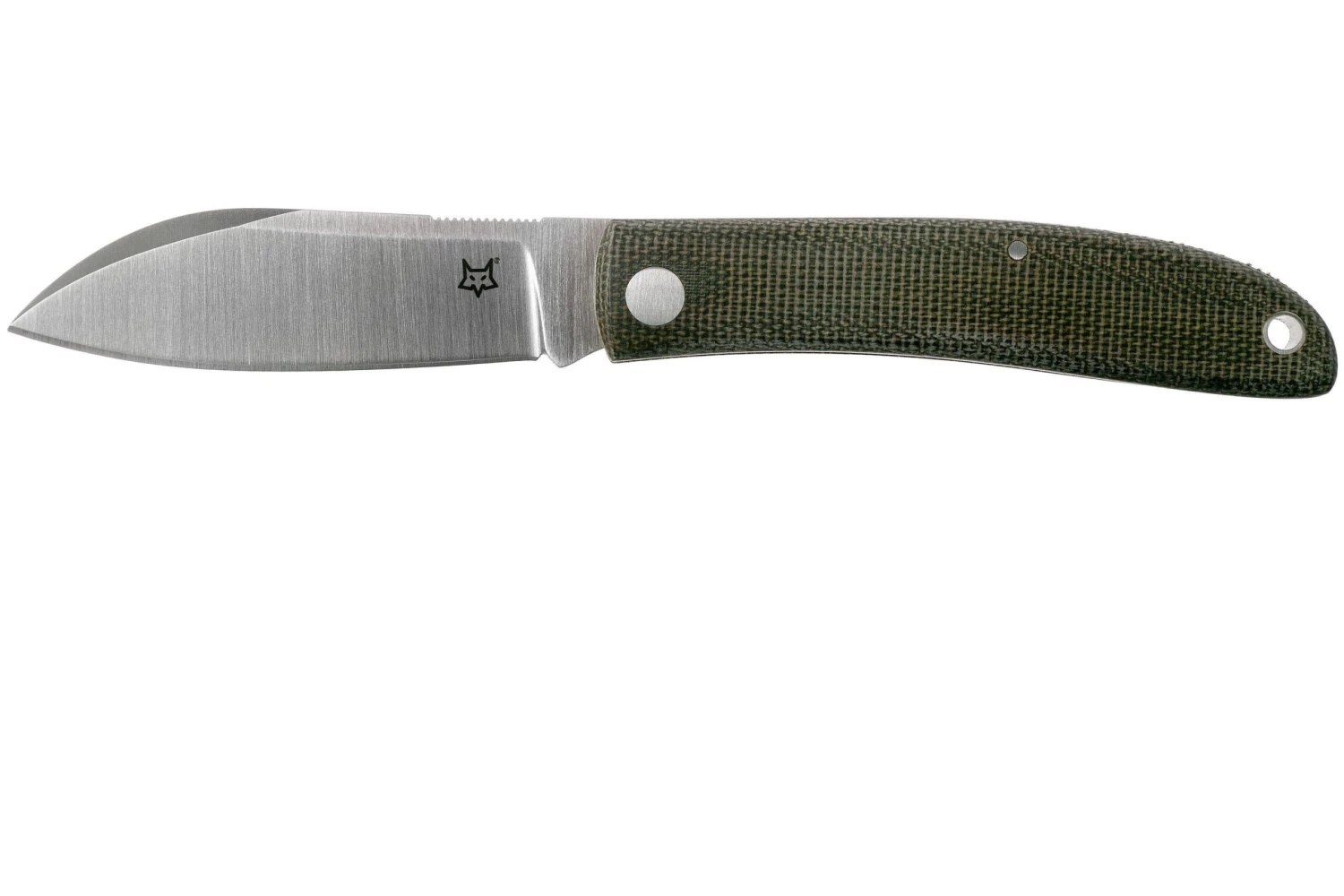 Fox Knives Livri FX-273 Green Canvas Micarta Couteau De Poche Slipjoint 3 Fox Knives Livri FX-273 Green Canvas Micarta Couteau De Poche Slipjoint – Image 3
