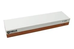 Helle Sharpening Stone L 300311 Pierre à Aiguiser Grain 360/1000, étui En Cuir