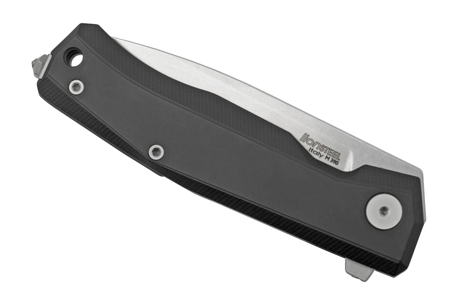 LionSteel Myto MT01A BS Black Aluminium, Satin Couteau De Poche, Design Molletta 6 LionSteel Myto MT01A BS Black Aluminium, Satin Couteau De Poche, Design Molletta – Image 6