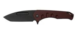 Medford Swift FL Flipper, S45VN PVD Tanto Blade, Red Handle, PVD Spring Hardware Clip Couteau De Poche