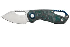 MKM Isonzo FX03-3CA Clip Point Stonewashed, Arctic Storm Carbon Fiber, Couteau De Poche, Jesper Voxnaes Design
