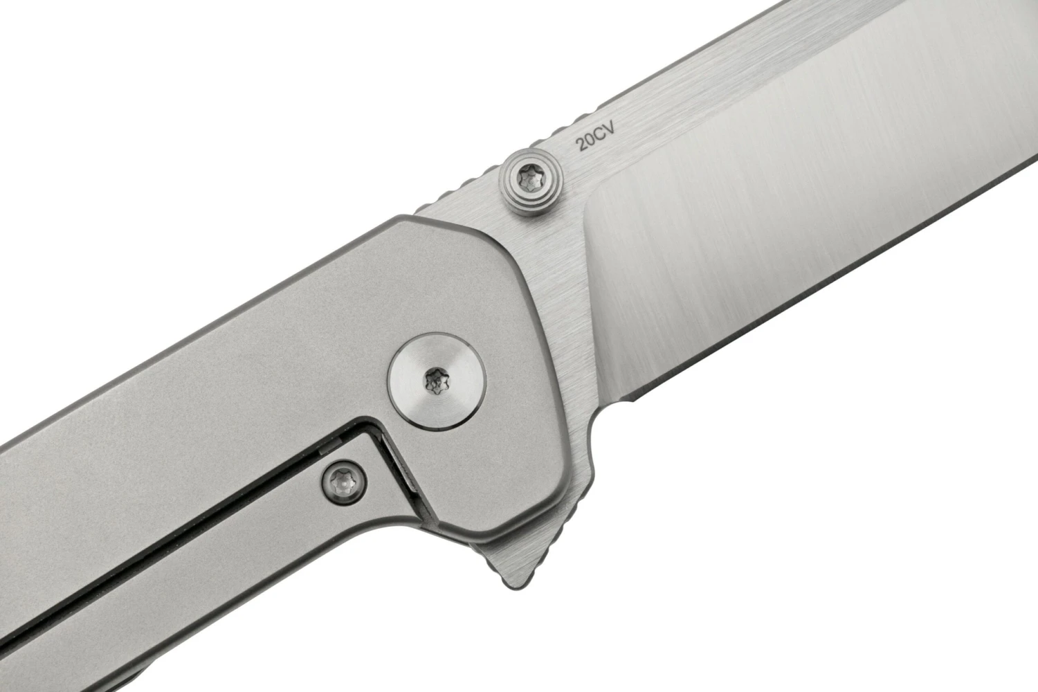 QSP Knife Penguin XL QS130XL-A, Satin 20CV, Beadblasted Titanium, Couteau De Poche 5 QSP Knife Penguin XL QS130XL-A, Satin 20CV, Beadblasted Titanium, Couteau De Poche – Image 5