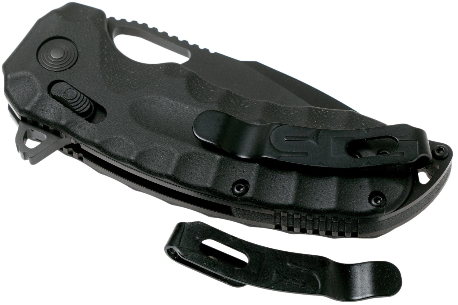 SOG Kiku XR Blackout Micarta 12-27-02-57 Couteau De Poche, Kiku Matsuda Design 4 SOG Kiku XR Blackout Micarta 12-27-02-57 Couteau De Poche, Kiku Matsuda Design – Image 4