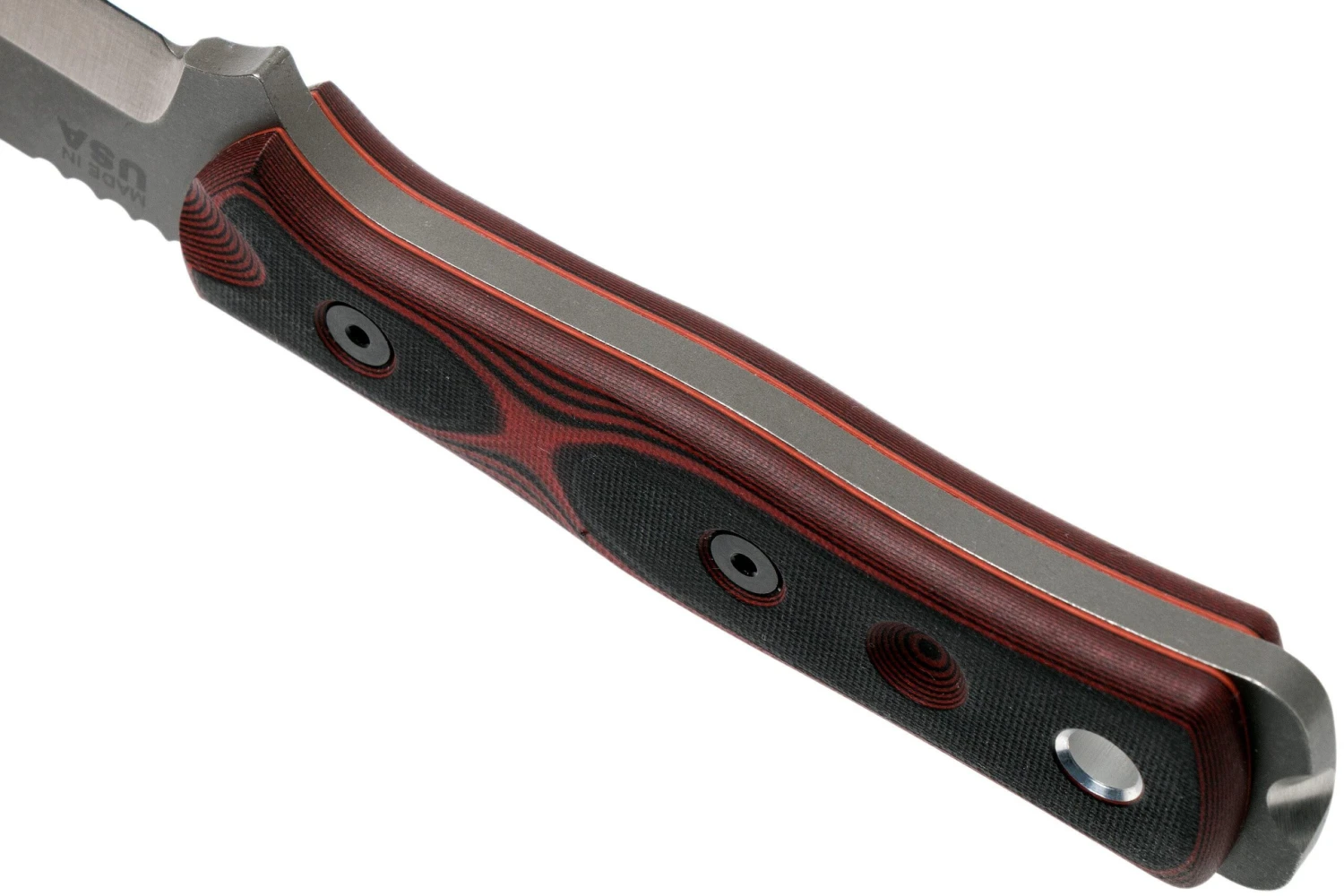 TOPS Knives B.O.B. Fieldcraft 154CM Red/Black G10 BROS-154-RB Couteau Bushcraft 4 TOPS Knives B.O.B. Fieldcraft 154CM Red/Black G10 BROS-154-RB Couteau Bushcraft – Image 4