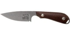 White River Knives M1 Natural Burlap Micarta Couteau Fixe, étui Kydex