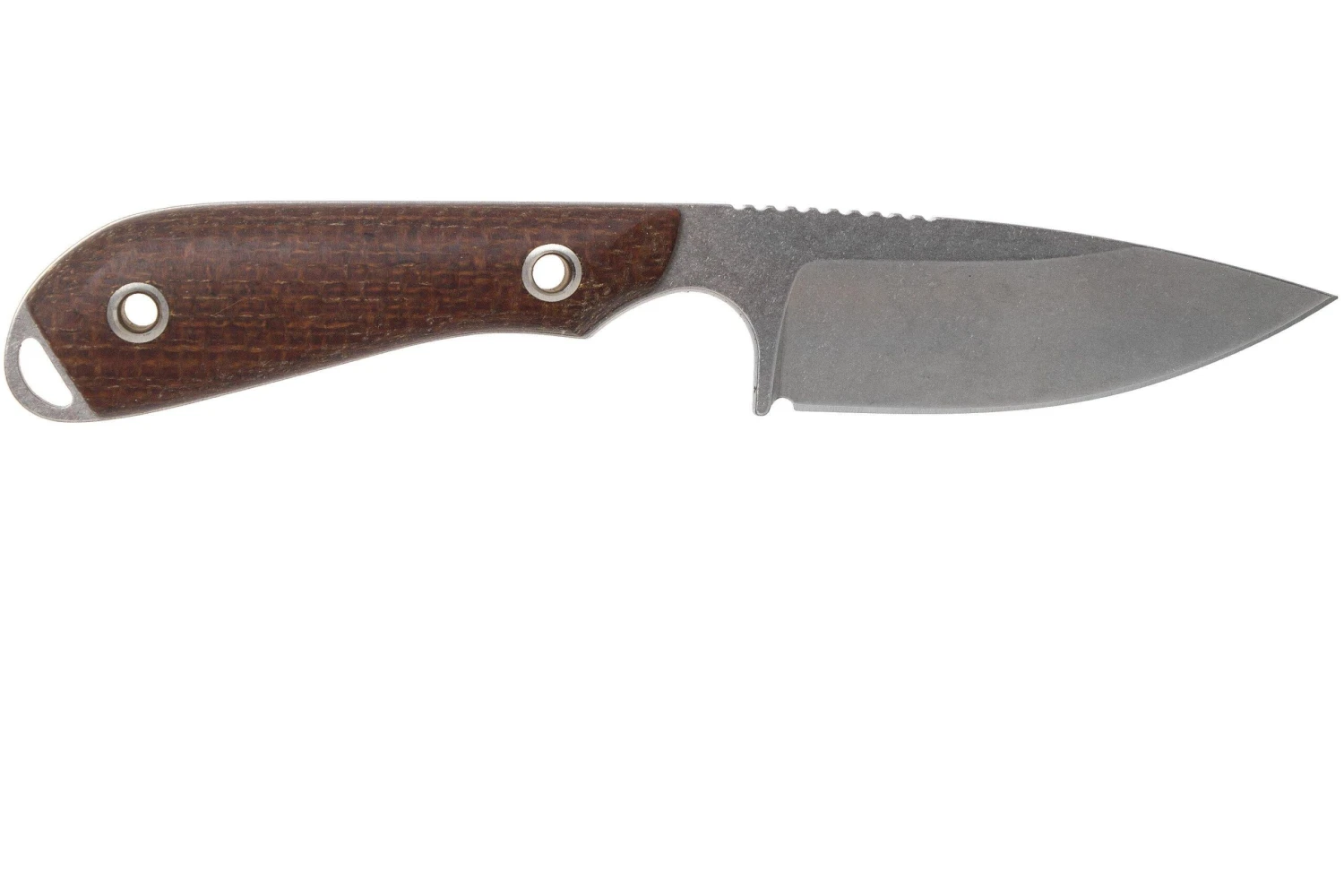 White River Knives M1 Natural Burlap Micarta Couteau Fixe, étui Kydex 2 White River Knives M1 Natural Burlap Micarta Couteau Fixe, étui Kydex – Image 2